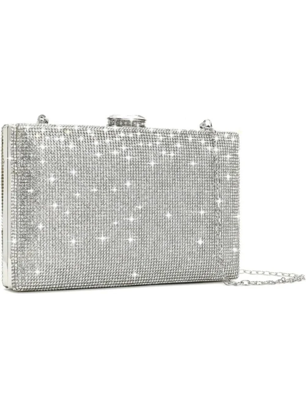 Rhinestone Clutch Purse | Crystal Evening Bag for Weddings, Prom & Parties